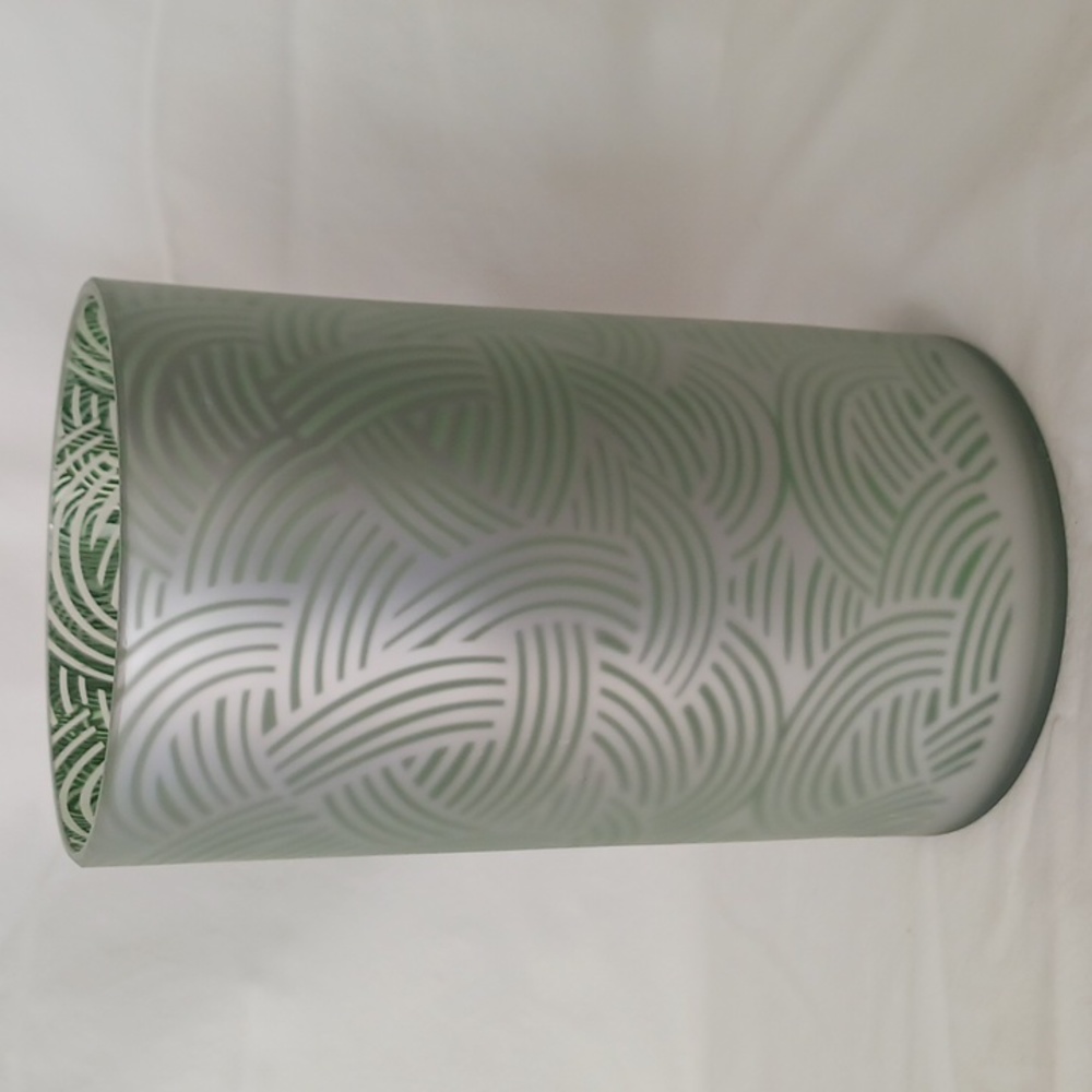 St Patrick's Day Celtic Knot theme Glass Candleholder / Vase